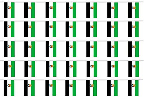 Durabol Cadena Bandera de Extremadura Comunidades autónomas de España 70 Banderin 20 X 30 CM - 50 Metro (Extremadura)