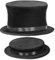 shoperama Samt-Zylinder klappbar Schwarz Damen Herren Gr. 57-60 Chapeau Claque Klappzylinder Hut Zauberer Kabarett Gentleman