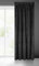 Eurofirany Villa Vorhang Samt Velvet Weich Kräuselband-1 Stk. Edel Gardine Dick 290 g/m2 Elegant Glatt Einfarbig Flauschig Modern Klassisch Wohnzimmer Schlafzimmer Lounge, Schwarz, 140x270cm