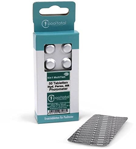 POOL Total 50 Testtabletten für elektronisch Pooltester Wasserstoffperoxid 0-200mg/l