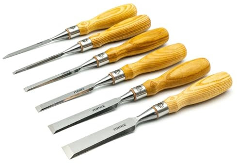 Juego de 6 cinceles Narex Richter de Woodworking Club
