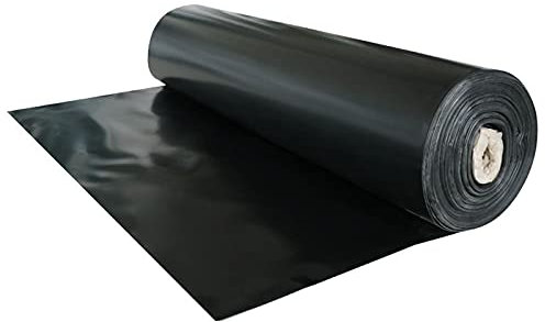 LLYLA Teichliner, HDPE Gummi Teichfolie, UV- und witterungsbeständig,für Koiteiche, Bachbrunnen und Wassergärten, schwarz