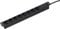 as - Schwabe 19 Steckdosenleiste 8-fach schwarz - 1HE - 3 m Kabel mit Schutzkontaktwinkelstecker - Für Serverschränke - Steckdosen 45° - stabiles Aluminiumgehäuse - Montage in Netzwerk-Schrank, 18190