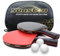 Senston Profi Tischtennisschläger 2 Spieler Set mit Tischtennisbällen, Tischtennisschläger mit Tragetasche, Ideal für professionelle und Freizeitspiele (L6-Balls)