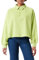NA-KD Buttoned Collar Sweater Polo a Maniche Lunghe, Lime, M Donna