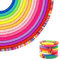 Clay Perlen, 5700 Stücke Heishi Perlen für Armbänder Selber Machen, 15 Farben 6mm Flache Perlen zum Auffädeln Kinder, Bunte Basteln Beads Set für Schmuckherstellung, Armband, Halskette