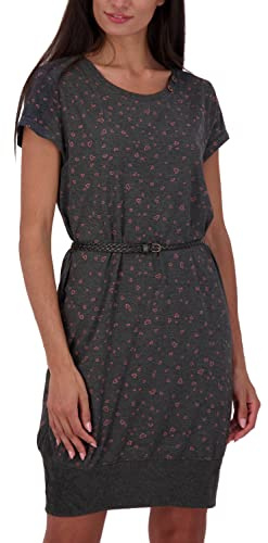 Alife and Kickin Damen ColetteAK B Shirt Dress Kleid Damenkleid Freizeitkleid Sommerkleid XS-XXL, Moonless Melange, S
