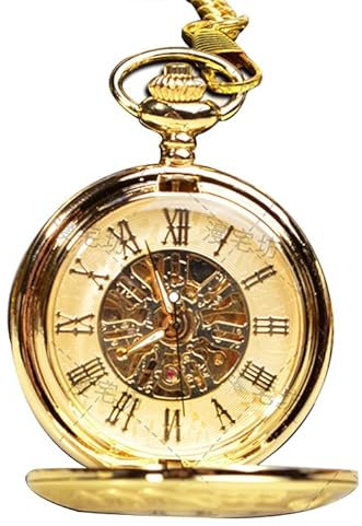 Jilijia Date A Live Anime Taschenuhr Tokisaki Kurumi Kreative Mechanische Uhr für Männer Frauen Mädchen Fans Geschenke mit schmaler Kette