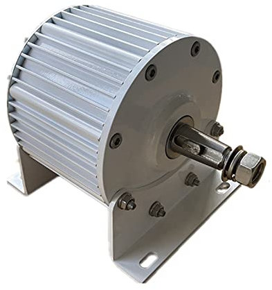 SANFAG 1000W 3-Phasen-Wechselstrom-Lichtmaschine, Getriebeless Permanent Magnetgenerator -Lichtmaschinen für Windwasserturbine Dieselmotor,Taperedshaft-48V