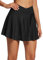 baleaf Damen Plissee Tennisrock Crossover High Waisted Golf Athletic Active Running Skorts Röcke Taschen Sport Rock mit Shorts Minirock Schwarz XXL