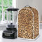 Poceacles Brown Leopard Print Blender Cover, Stand Mixer or Coffee Maker Appliance Cover Anti Fingerprint Dust Proof Stain Resistant Blender Cover