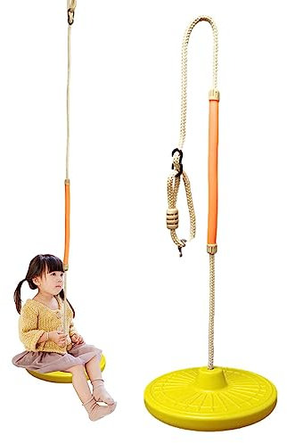 FPGEAR Soucoupe Balançoire pour en Plein Air,Accessoires pour balançoire Soucoupe | Heavy Duty Small Swingset Soucoupe Tree Swing Playground, Garçons Filles Jouets Plein air