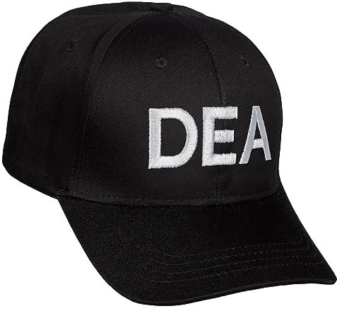 Black Snake Baseball Cap SWAT FBI Security Police Schwarz (DEA, OneSize)