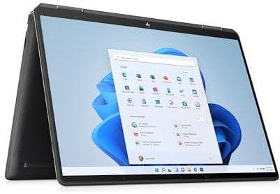 HP Spectre x360 14-ef2502na 13.5 Touch Laptop (Intel Core i5-1335U 13th Gen CPU, 16GB RAM, 512GB SSD, Full HD+ 3:2 Screen, Windows 11 Home, Black)