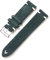 WAikub Wildleder-Uhrenarmband, 20mm, 22mm, Farbnähte, Lederarmband, Uhrenzubehör, Grün, 20mm