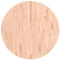 vidaXL Tischplatte, Holzplatte Holztischplatte Rund, Ersatzplatte Platte für Beistelltisch Bartisch, Massivholztischplatte Esstischplatte, Ø80x4 cm Massivholz Buche