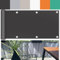 Ufamiluk Windschutz Balkon Anthrazit 150 cm hoch mit ösen Fuer den Balkon Kunststoff 100% Privatsphäre balkonumrandung für Terrassen Balkon Zaun Garten Swimming Pool 150x500cm