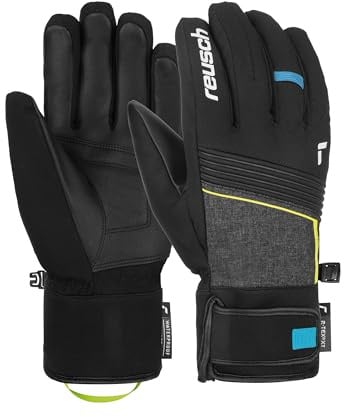 Reusch Louis R-TEX® XT warm, waterproof, windproof and breathable unisex winter gloves, finger gloves, snow gloves, ski gloves for men and
