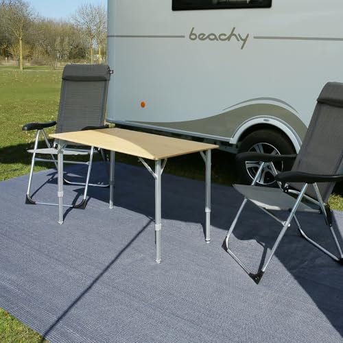 your GEAR Toskana 250 x 300 cm - HDPE Vorzeltteppich, Zeltteppich, Teppich mit Tasche, stabile D-Ringe statt Ösen