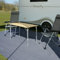 your GEAR Toskana 250 x 300 cm - HDPE Vorzeltteppich, Zeltteppich, Teppich mit Tasche, stabile D-Ringe statt Ösen