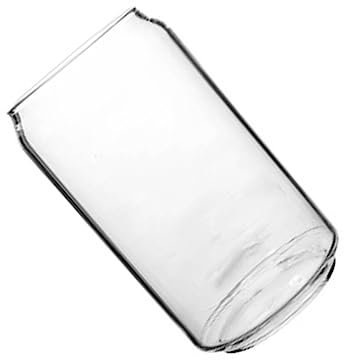 HOLIDYOYO Vasos De Vidrio Resistentes Al Calor Tazas Transparentes Para Agua Vasos Portátiles Para Cerveza y Jugos