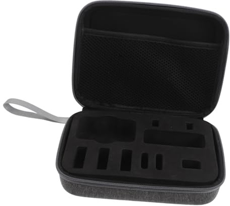 DIYEAH Hartschalen-aufbewahrungstasche pro Kleine Sportkamera Kameratasche mit Organisierten Fächern für Zubehör Robuste Tragetasche für Outdoor und Reisen