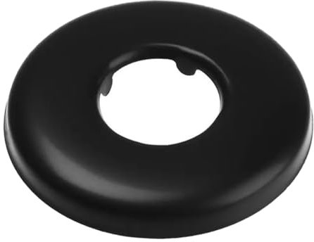Cache-tuyau en acier inoxydable, 54 x 21 x 7 mm, cache-robinet de douche mural pour cuisine, noir