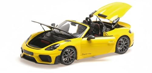 Minichamps 110063132 - Porsch. Spyder RS Yellow with Weissach Package 2024 - maßstab 1/18 - Modellauto
