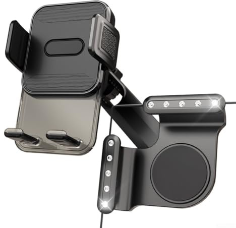 Support de téléphone compatible avec Tesla Model 3/Y, support de smartphone réglable pour la conduite et la navigation, construction ABS