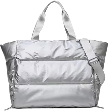 LPATEBCVU Yogamatte Tasche Yoga Mat Bag Women Gym Fitness Sports Large Capacity(Silver)
