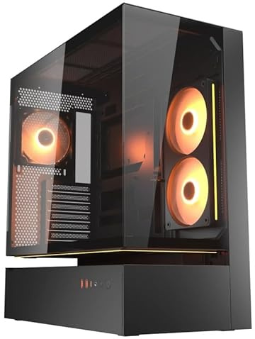 Cougar Gehäuse Midi-Tower CFV235 Vision, ARGB, Mesh, Schwarz