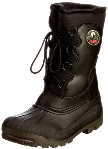 Olang Bottes de neige canadiennes pour homme, Noir, 40 EU