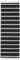 RugVista, Dorri Stripe, Teppich, Kurzflor Teppich, 80 x 250 cm, Läufer, Moderner Kelim Teppich, Wolle, Flur, Schlafzimmer, Küche, Wohnzimmer, Schwarz/Weiss, Schwarz