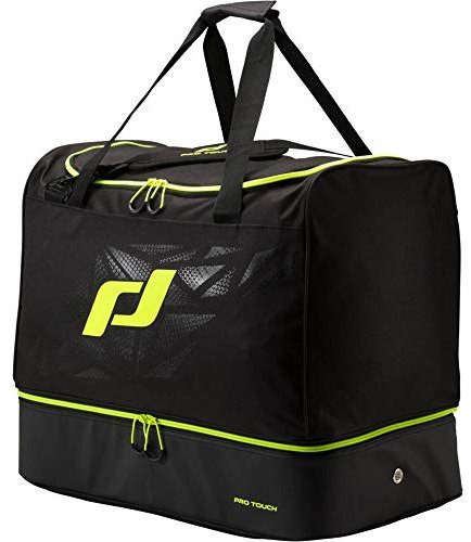 Pro Touch Sporttasche Pro Bag L Force Schultertasche, Schwarz/Gelb, One Size