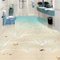Weaeo Strand Sea Wave 3D Fototapete Benutzerdefinierte Boden Wandbild Pvc Wasserdichte Badezimmer Bodenfliesen Wandbilder Aufkleber Tapeten Selbstklebend-400X280Cm