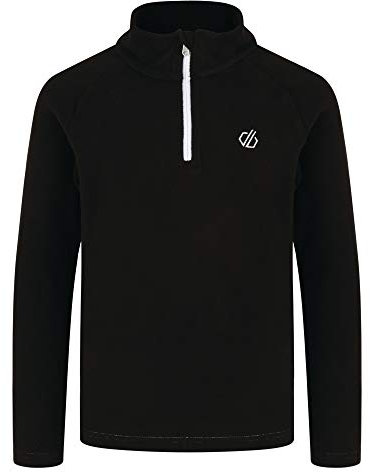 Dare 2b Regatta, Freehand 170 gsm Half Zip Outdoor Active Fleece, Pile Uomo Bambino, Nero, 7-8