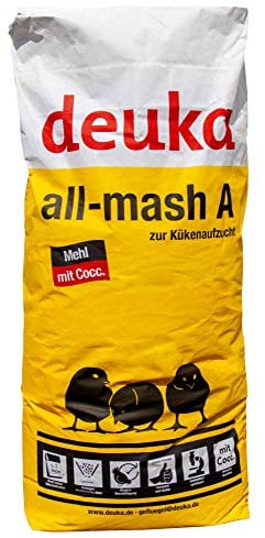 deuka All-mash A Mehl mit Cocc 25 kg Kükenfutter Kükenaufzuchtfutter