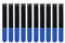 Infitronic INPKB2030BLU INPKB2030BLU-10 x Cable Ties with Metal Eyelet Velcro/Fleece on Different Sides (20 x 300 mm Blue)