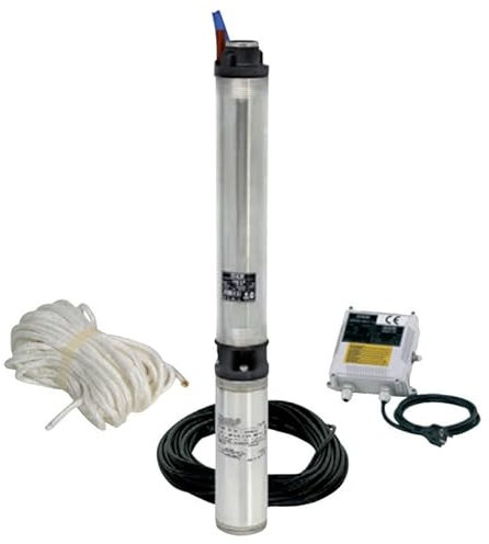 Kit pompe immergée 4 prête à la pose DAB KIT S4 3/13 M 0,75 kW pour forage jusqu'à 4,2 m3/h monophasé 220V