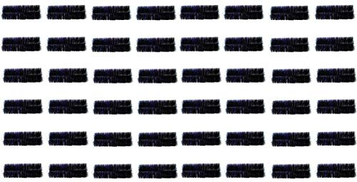 AQUAFORTE Best Brush - Spazzola filtrante 40 x 10 cm, 48 Pezzi