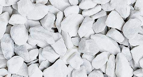 WUEFFE Graniglia di Marmo Bianco Carrara 9/12mm - Sacchi da 25 kg - Sassi Pietre Giardino (4 Sacchi da kg.25)