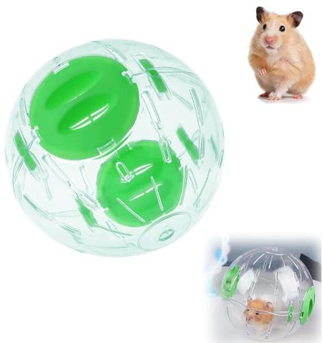 Hamsterball,Hamster Laufball,CHmiss Hamster Gymnastikball,Hamster Run Ball,Hamsterkugel,Hamster Sportball,für Hamster & Mäuse, Bewegung, Nagerspielzeug zum Laufen