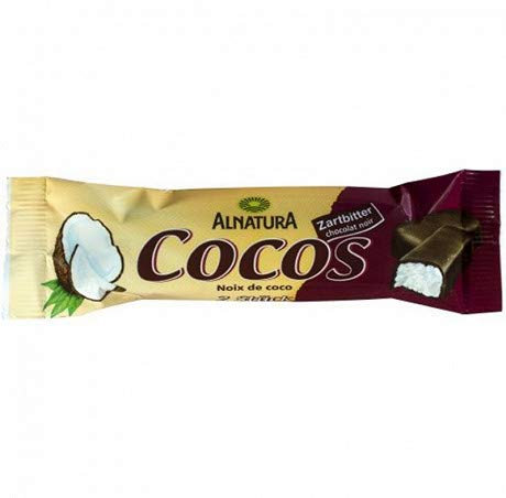 ALNATURA - Barre Noix De Coco Chocolat Noir 40G - Lot De 4 - livraison offerte