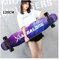 NENGGE Longboard Straßen Skateboard 110cm / 120cm Erwachsene Profi Vierrädriges für Jungen Mädchen Skateboards Erwachsene Kinder Anfänger Bürsten Straßenbrett,N