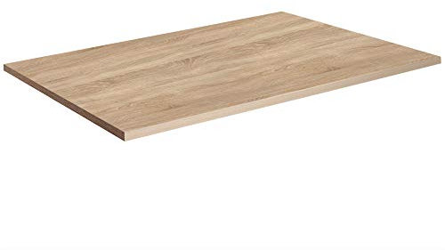 moebel-eins Office ONE Schreibtischplatte, Material Dekorspanplatte, 200x80 cm, Eiche sonomafarbig