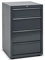 HEMMDAL Schubladenschrank aus Stahlblech | HxBxT 85 x 56 x 59 cm | Metallschrank mit 4 Schubladen | Anthrazit | Büroschrank | industrielles Design | abschließbar & vormontiert | Werkstattschrank