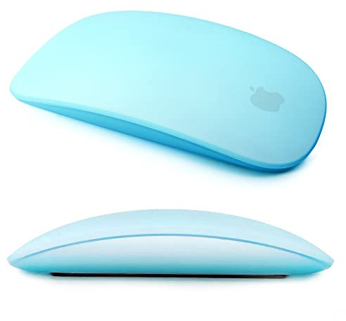 IRAINSUN Custodia in silicone per Apple Magic Mouse 1 e 2, a prova di caduta, antipolvere, cover ultra sottile (blu)