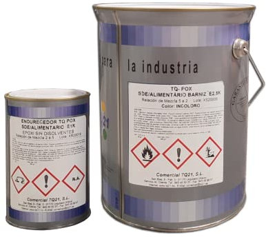 TQ21 - BARNIZ EPOXI ALIMENTARIO SDE 2C 2,5K+1K