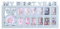 VIFERR Baby Bilderrahmen Mein erstes Jahr 12 Monate Fotorahmen My First Year Bilderrahmen Neugeborene Baby Geburtsgeschenk Babyparty Ersten Geburtstag Geschenke (Blau)