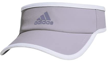 adidas Women's Superlite Performance Visor, Silver Dawn Grey/Silver Violet Purple/White, One Size